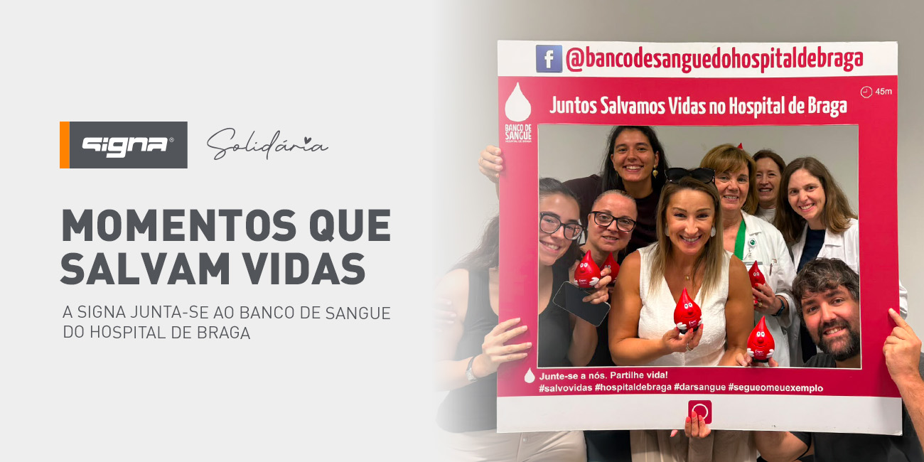 Mais do que brindes, marcamos momentos: a SIGNA junta-se aos dadores de sangue do Hospital de Braga