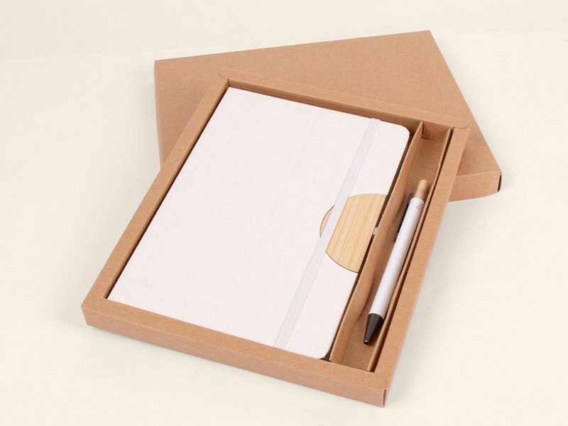Conjunto de Bloco e Esferogrfica Bianco
